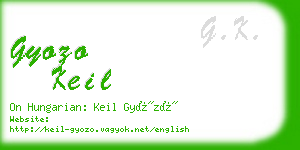 gyozo keil business card